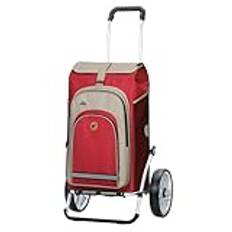 ANDERSEN Shoppingvagn – Royal Shopper Hydro 2,1 röd, 62 l cykel, shoppingvagn, ryggsäck, termo, aluminium, vikbar, kullager