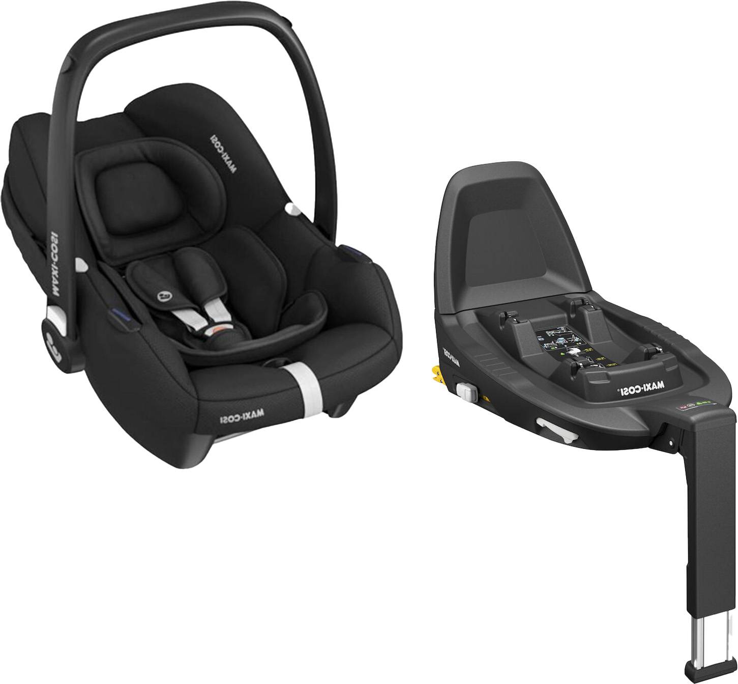 Maxi-Cosi Cabriofix I-Size Babyskydd inkl. FamilyFix 3 Bas, Essential Black