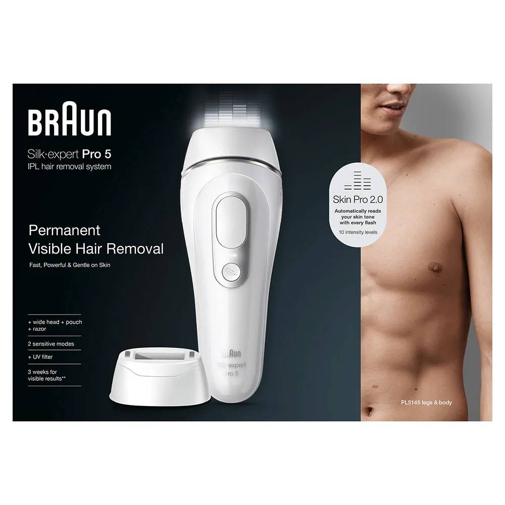 Braun Silk-expert Pro Pl5145 Intense Pulsed Light Epilator Refurbished