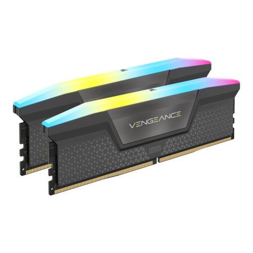 CORSAIR Vengeance RGB - DDR5 - sats - 32 GB: 2 x 16 GB - DIMM 288-pin / PC5-48000