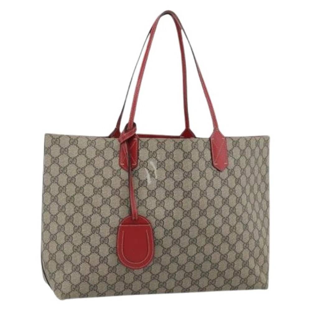 Gucci Vintage Pre-owned Tote Bag - Vintage - Dame - Brun - ONE SIZE - Læder
