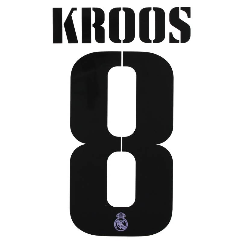 2022-23 Real Madrid Kroos #8 CL Home Name Set *BNIB*