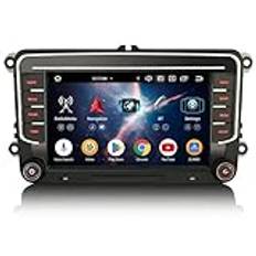 Erisin Android 13 åtta kärnor DAB bilradio för VW Golf 5 Golf 6 Passat Tiguan Touran Polo Amarok Jetta Skoda SEAT med GPS navigering 4 GB 64 GB stöder CarPlay Android AUTO WiFi Bluetooth OPS RDS FM