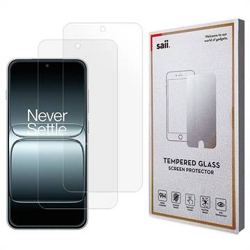 OnePlus 13T/13s Saii 3D Premium Härdat Glas Skärmskydd - 9H - 2 St.