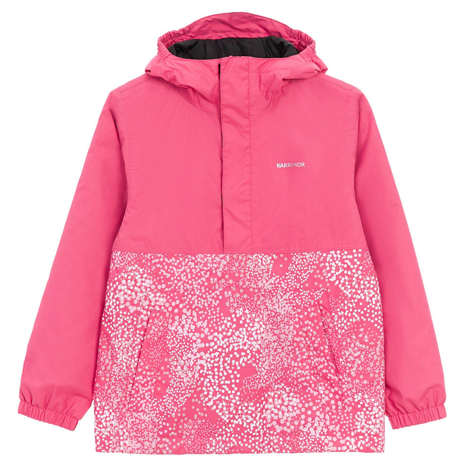 Karrimor Kids' Half Zip Windproof Hooded Long Sleeve Softshell Jacket