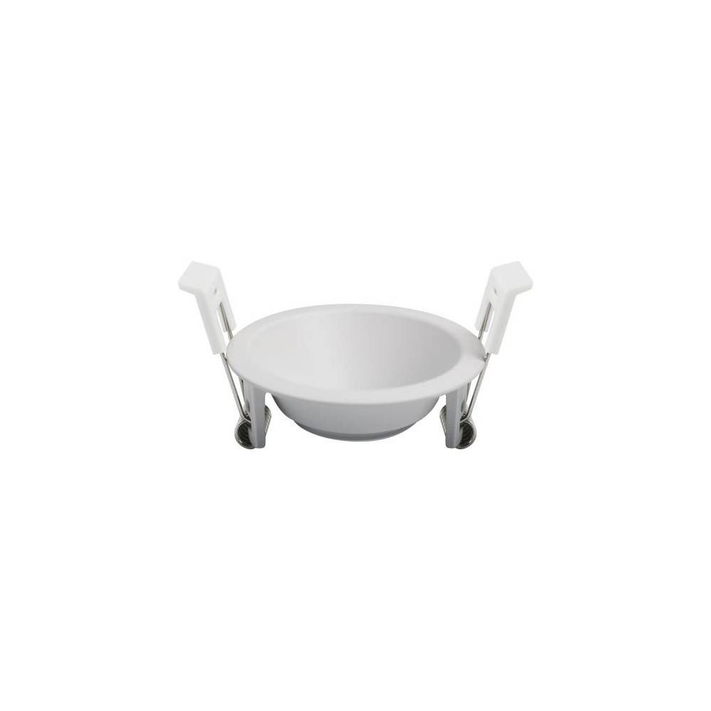 Deep-Deco vit aluminium downlight-ring - För infälld spotlight, rund