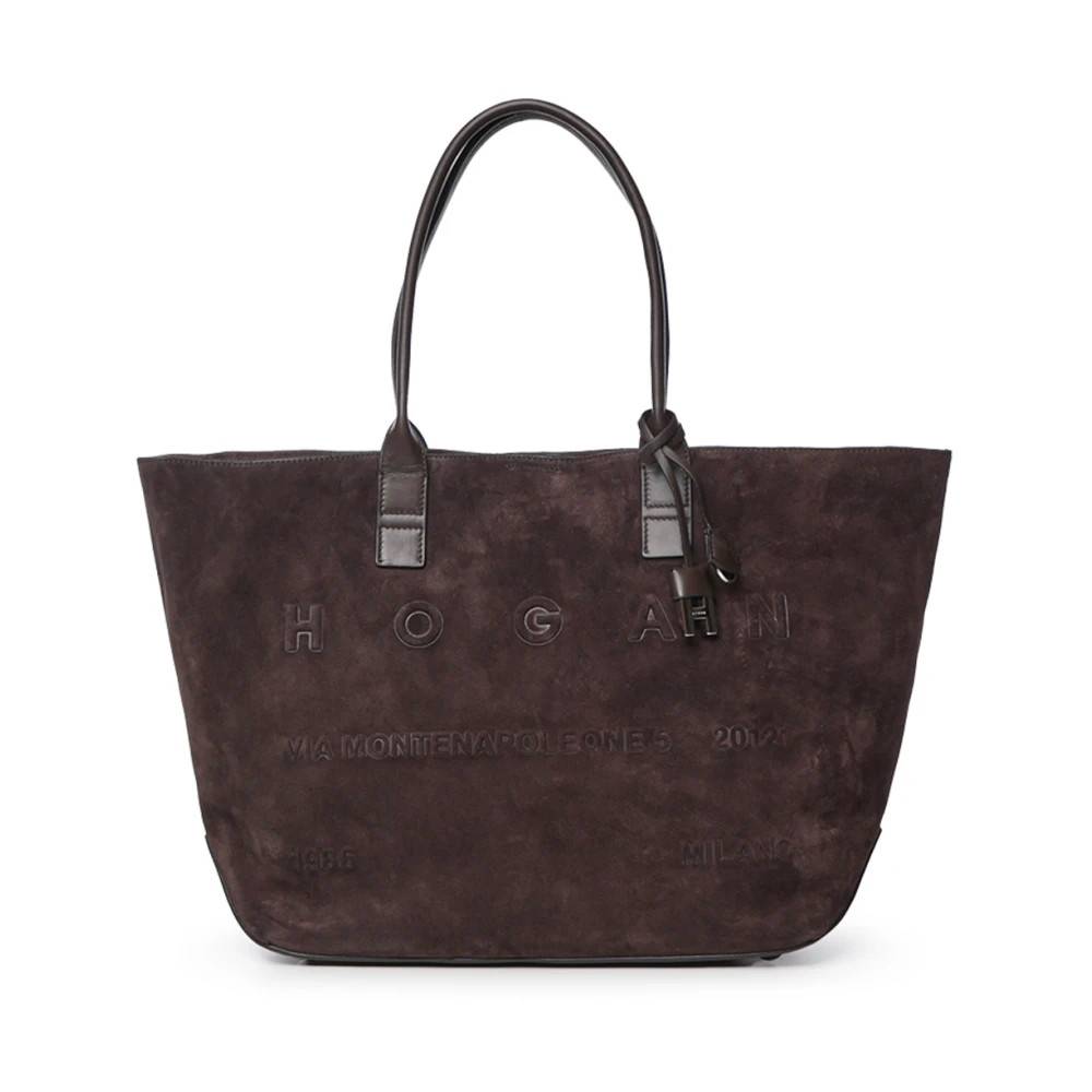 Hogan Address Shopping Bag - Tasker - Dame - Brun - ONE SIZE - Bomuld