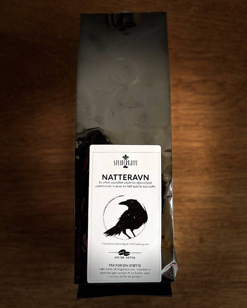 spejderkaffe - , Natteravn, 1000 gram.