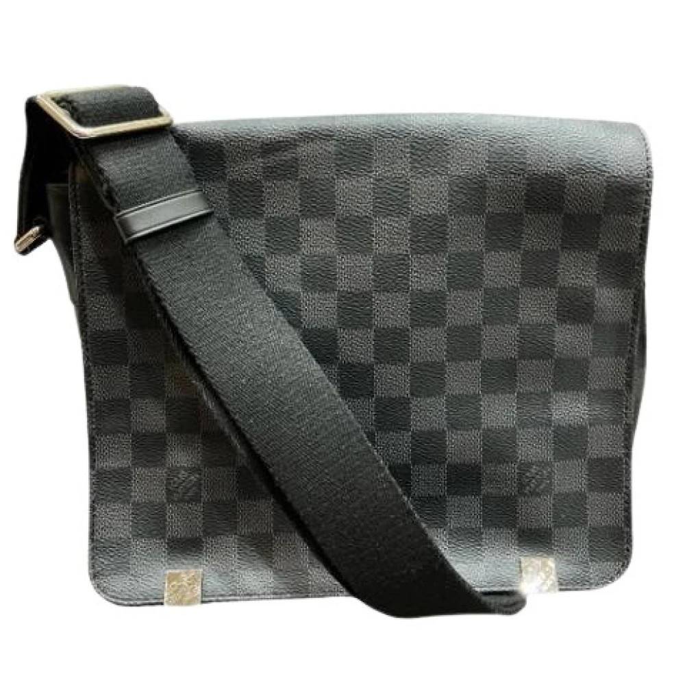 Louis Vuitton Vintage Pre-owned Vintage Cross Body Taske - Vintage - Herre - Sort - ONE SIZE - Uld