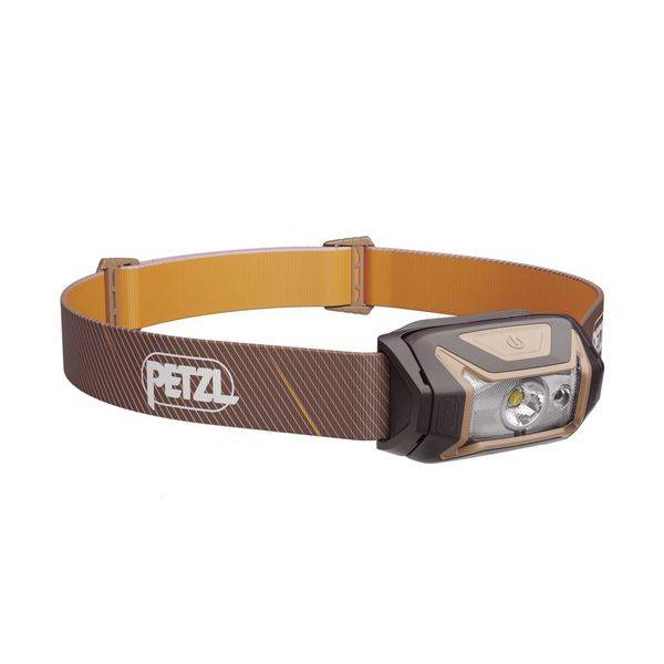 Pannlampa PETZL Tikka - 350 lm / 3 x AAA, Brun