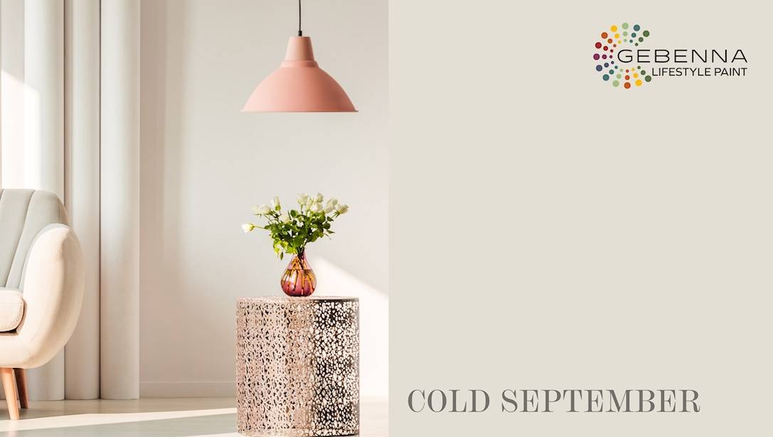 Gebenna Vægmaling: Cold September Farveprøve.