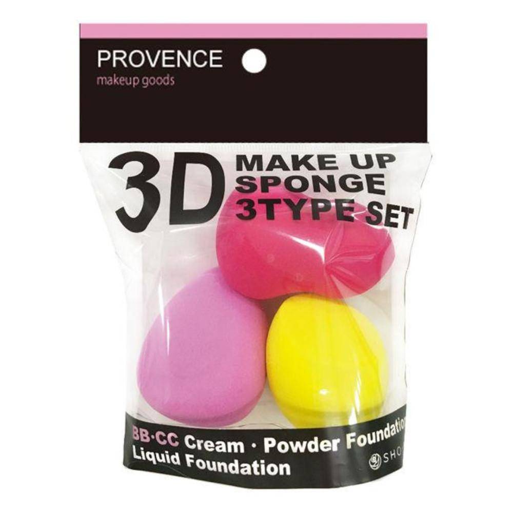 Shobi 3D Makeup Sponges 3D Sponge 3pcs