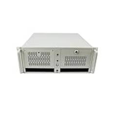 HUNSN 4U Rack Mount Industrial PC Server, I3 12100T, Windows 11 / Linux Ubuntu, QX01, 2 x LAN, 6 x COM, 2 x PCIE x16, 4 x PCIE X4, PCI, Support vPro, RAID, TPM, 32G RAM, 512G M.2 SSD