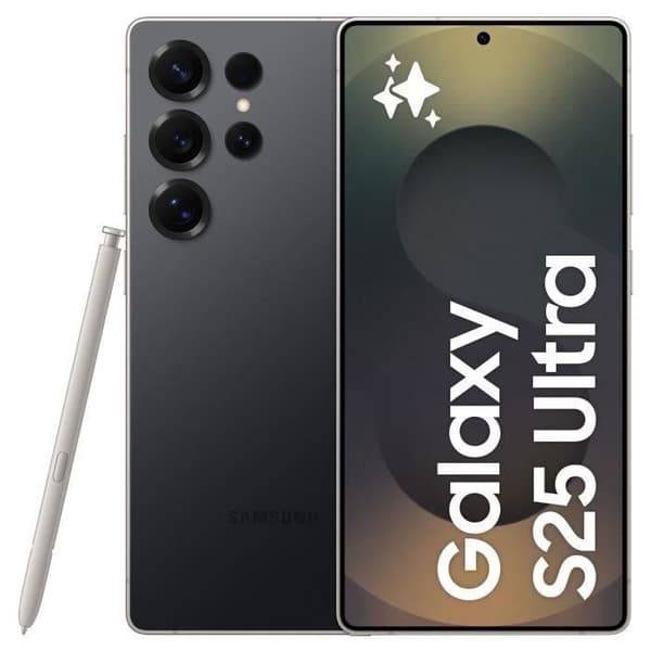 SAMSUNG Galaxy S25 Ultra AI Smartphone 256 Go Svart Titan