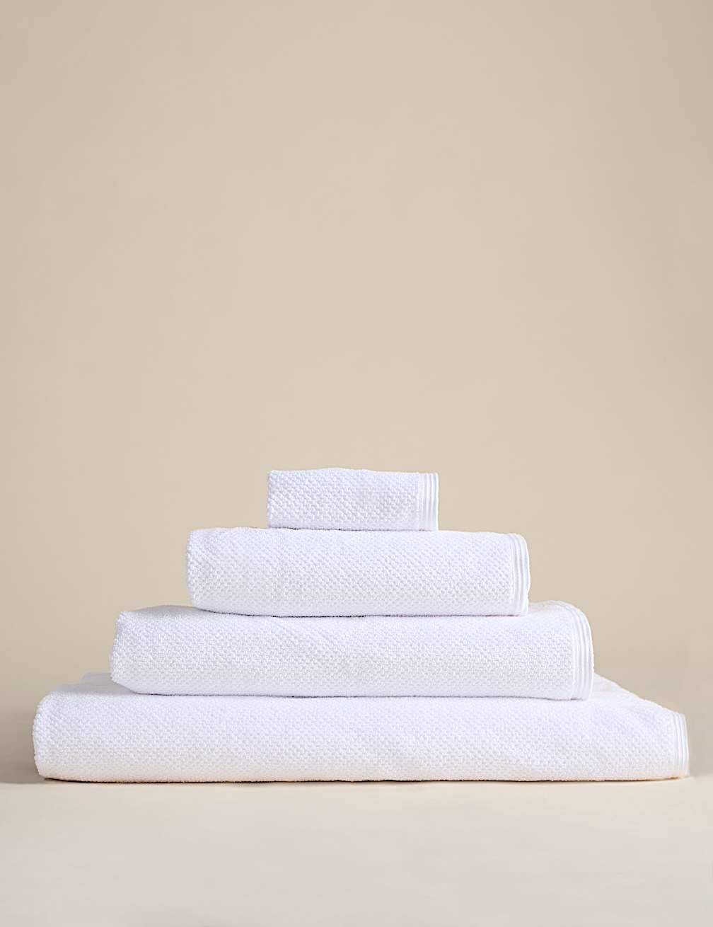 Pure Cotton Rice Weave Bath Towel