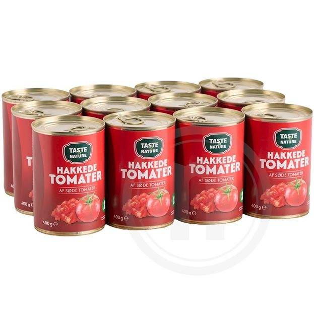 Hakkede tomater