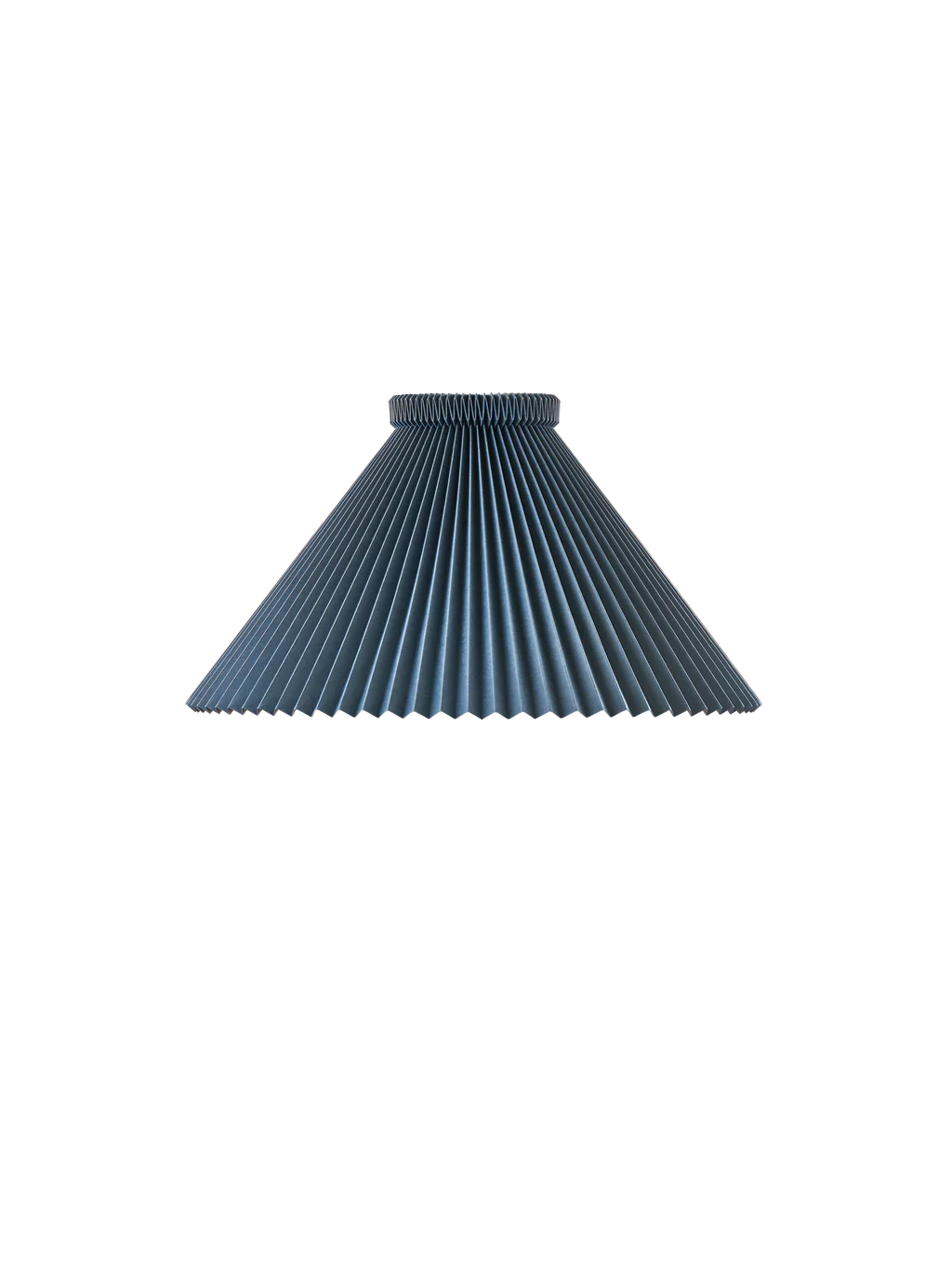 Model 1 Colour Pleats denim blue 25cm.