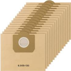 15 stycken dammsugarpåsar för Kärcher 6.959-130.0, pappersfilter för kärcher dammsugare, WD3 1629 MV3 Premium A2201/2204/2504/2554/2251/2604, dammsugare papperspåsar