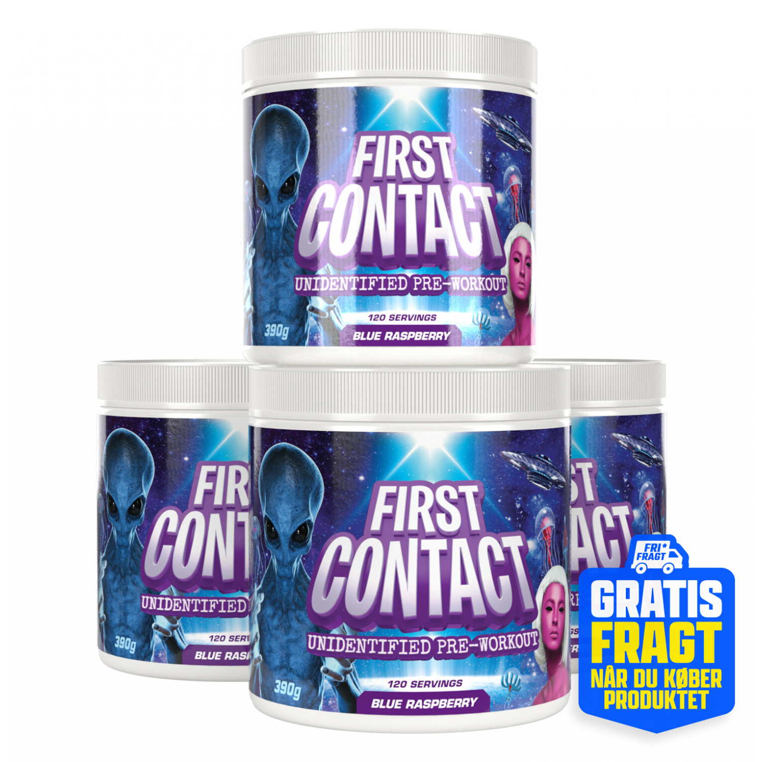 First contact pre-workout (4 x 120 portioner)