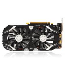 GTX 1060 Grafikkarte, Computergrafikkarte 6 GB GDDR5 192 Bit mit Zwei Lüftern 4K HDR Technologie 8008 MHz GTX1060 Gaming Grafikkarte mit HDMI DVI DP Anzeigeschnittstelle(6 GB)