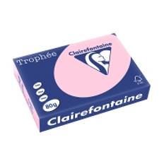 80g A4 papper | rosa | Clairefontaine 1973PC | 500 ark