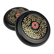 Centrano Unisex – vuxen Nitro Circus Scooter Rolle, svart, 120 mm