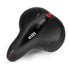 ROCKBROS Cykelsadel Komfortabel Gel Sadel Mænd Kvinder Ergonomisk Bred Cykelsadel Blød Memory Foam MTB Racercykel 26*22cm Åndbar Vandtæt