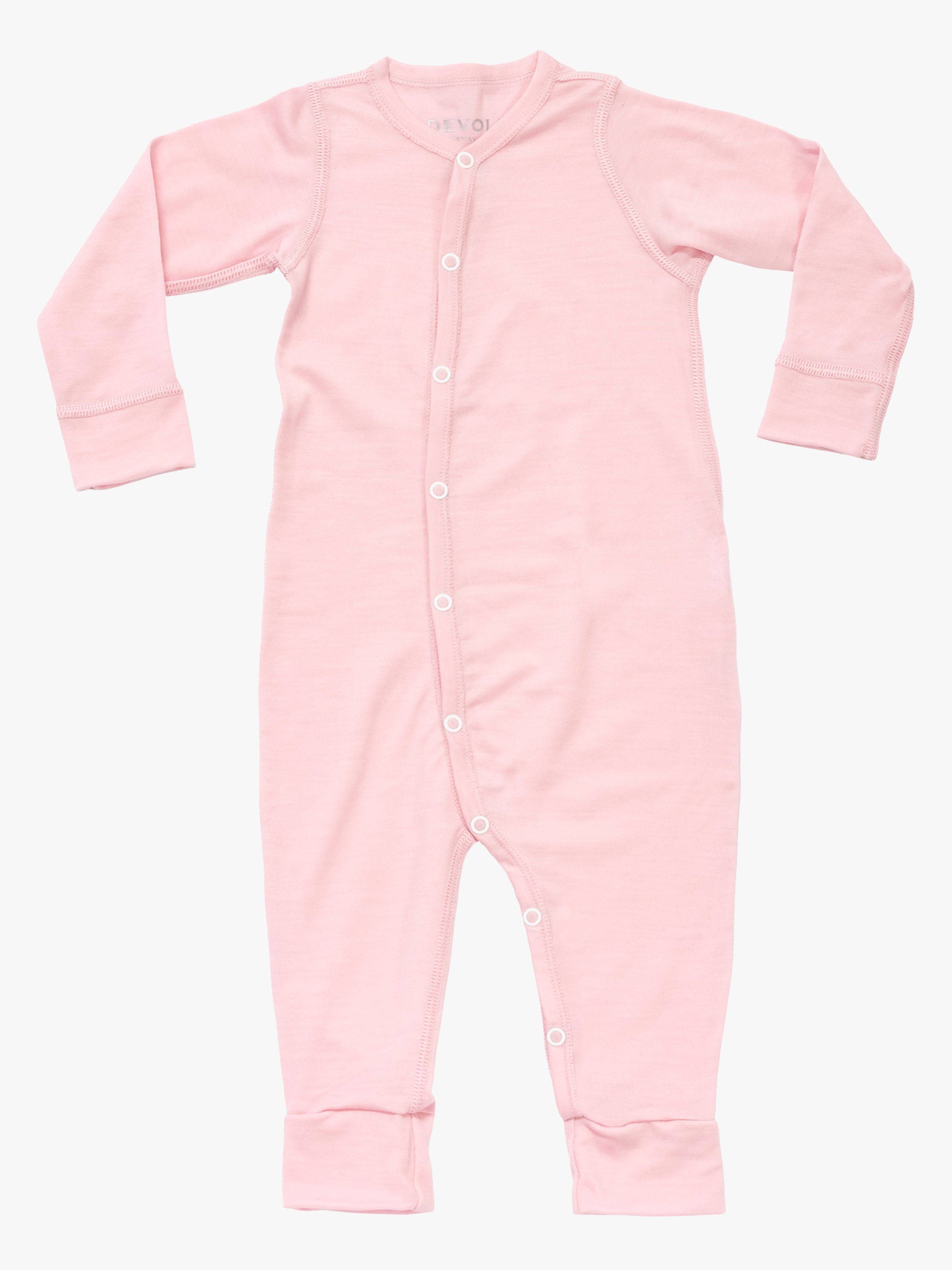Devold Breeze Merino Heldragt Baby, Chalk Pink, 68