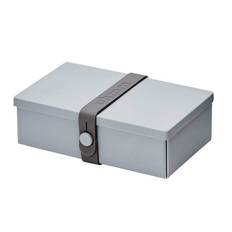 Uhmm Box - No. 01 Light Grey Box/Dark Grey Strap - 10x18 cm.