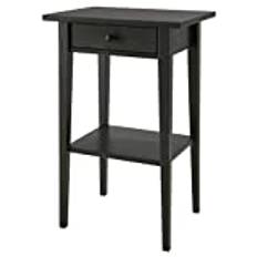 IKEA ASIA HEMNES Sängbord svart-brunt