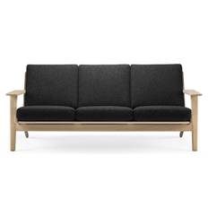 Wegner GE 290 3 pers. sofa - Ubehandlet eg