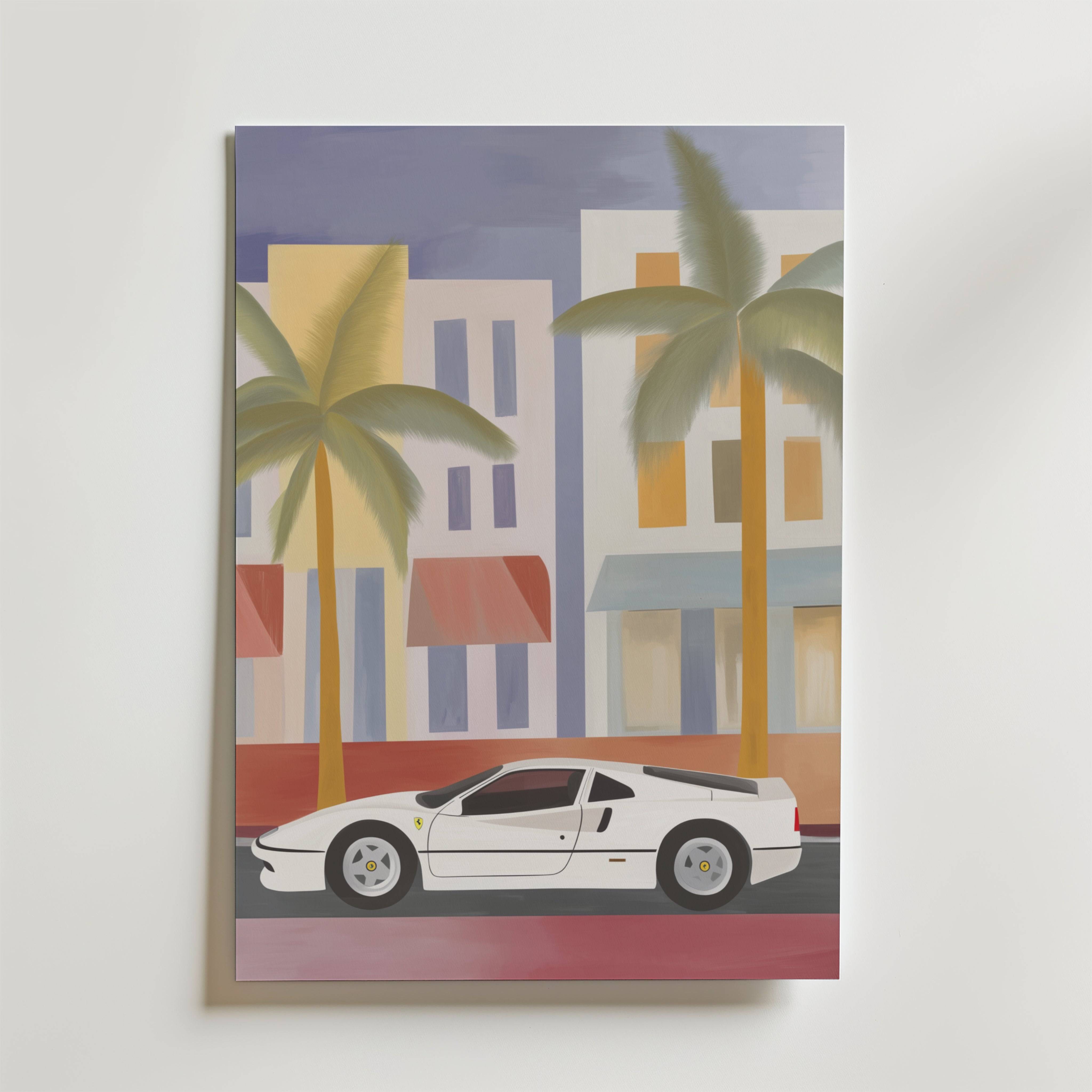 Turbo Mirage Poster - Premium Canvas 100x140 cm