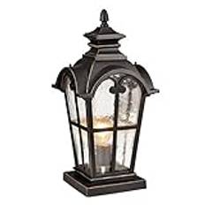 Ny kinesisk kolumn huvudlampa Vattentät Villa Led Gate Lyktstolpe Utomhus Trädgårdslampa Utomhus Vägglampa Dörrstolpe Lampa