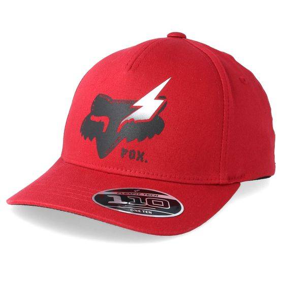 Fox - Röd adjustable Keps - Kids Hellion 110 Cardinal Adjustable @ Hatstore