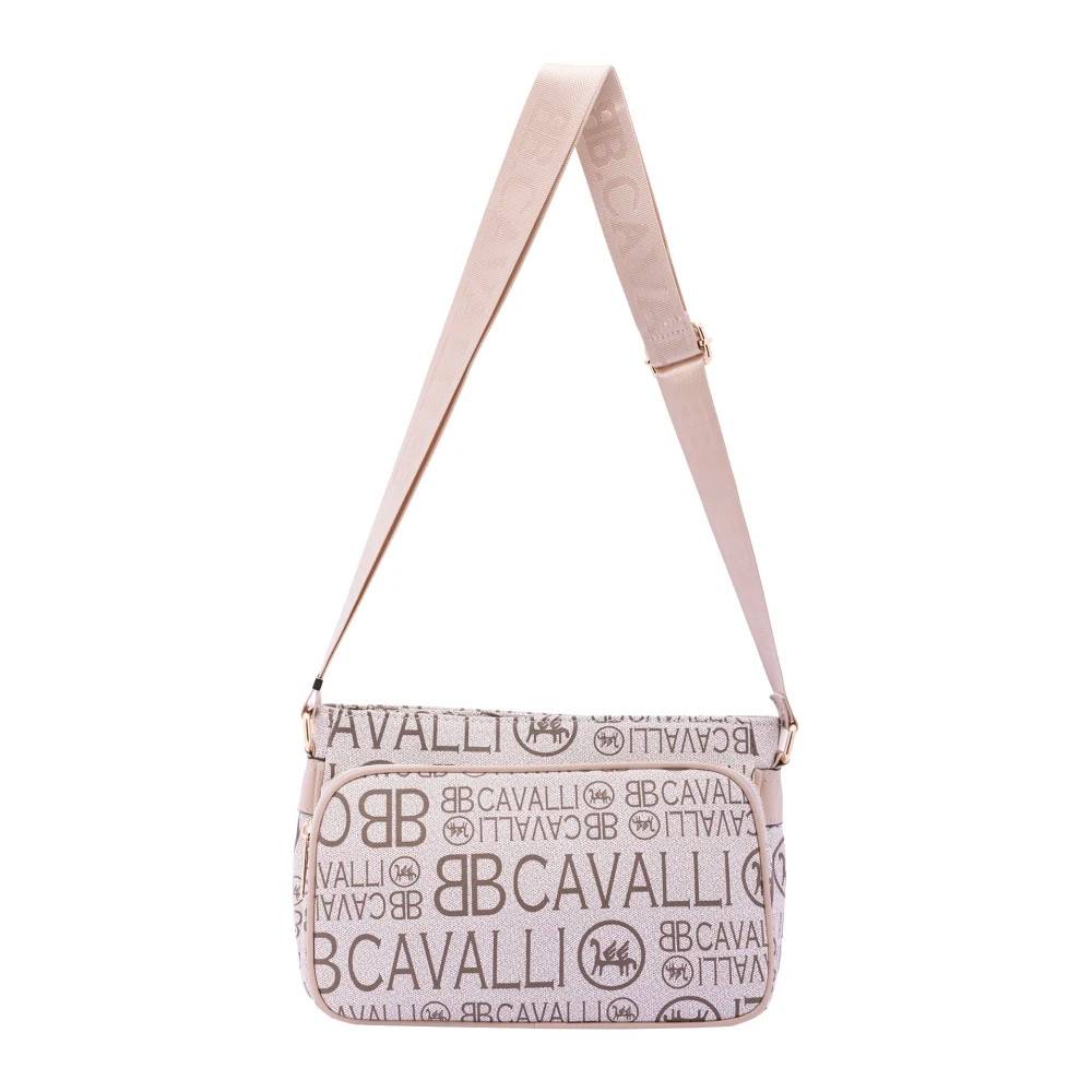 Cavalli Class Bc1438 Crossbody taske - Tasker - Dame - Beige - ONE SIZE - Uld