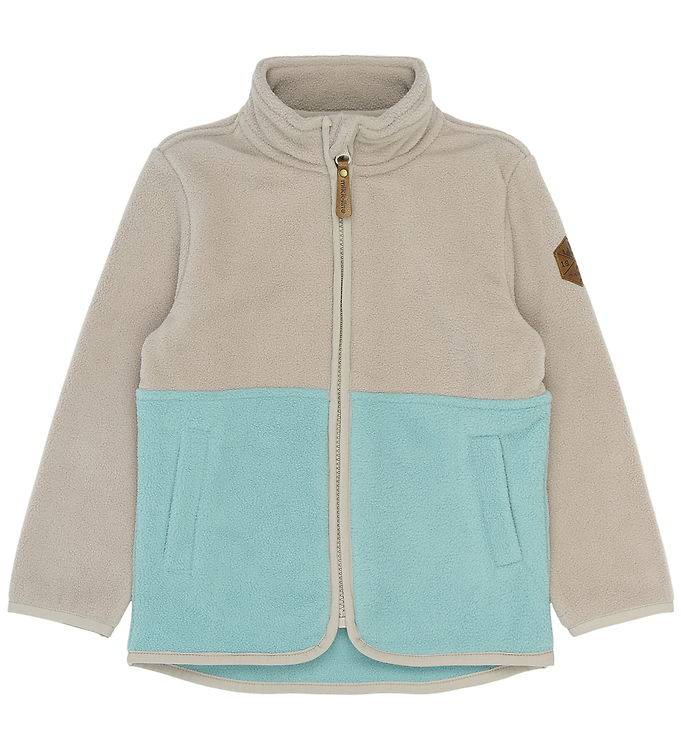 Mikk-Line Fleecejakke - Stone Blue - Mikk-Line - 6 år (116) - Fleecejakke