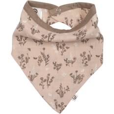 Müsli by Green Cotton Flora Muslin bib Stl. O/S unisex - Hattar & Mössor Från Magasin - Nightingale/ Balsam Cream/ Walnut (O/S)