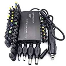 Universal 5V-24V AC Power Adapter Adjustable Car Home Charger USB5V Power Supply 100W 5A Laptop with 38Pcs DC Connector