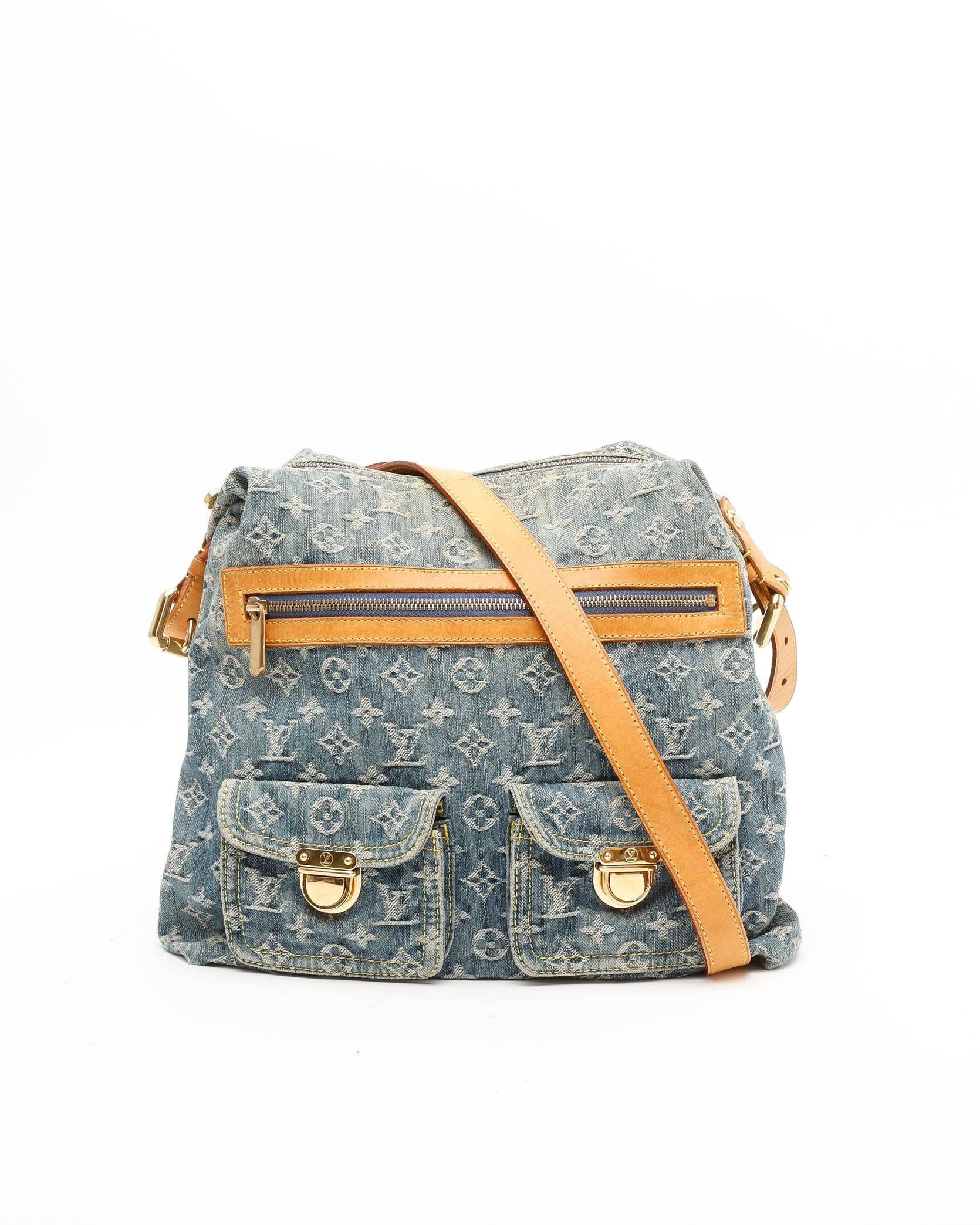 Louis Vuitton Monogram Denim Baggy GM Bag - Blue - One Size