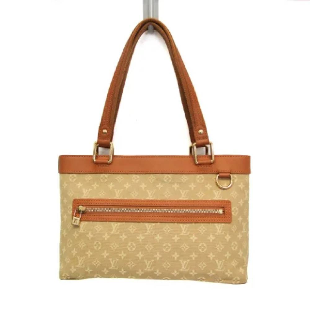 Louis Vuitton Vintage Pre-owned canvas håndtasker - Vintage - Dame - Beige - ONE SIZE -