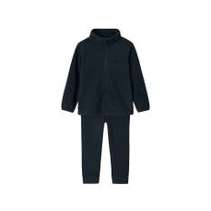 Name It Fleecesæt Mørk Sapphire Med Lynlås - Str. 6y 116cm