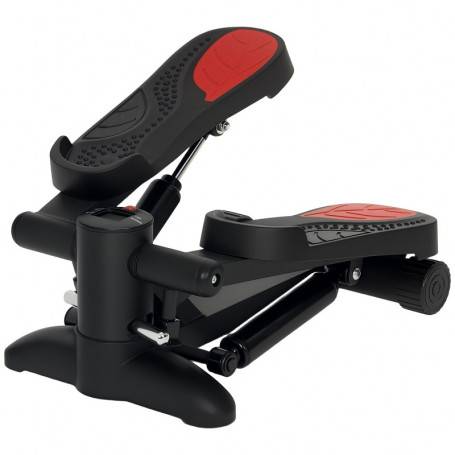 Mini Stepper med LCD-skärm Svart