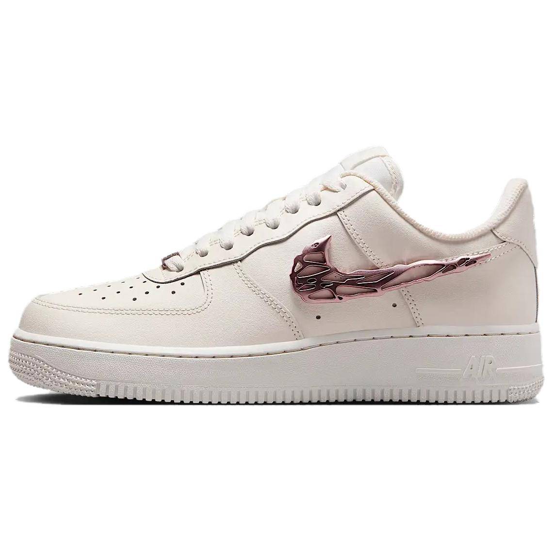 Nike Air Force 1 07 LX Molten Metal Swoosh Pack - Rosa Dam Sneakers Cream IF1686-161 42
