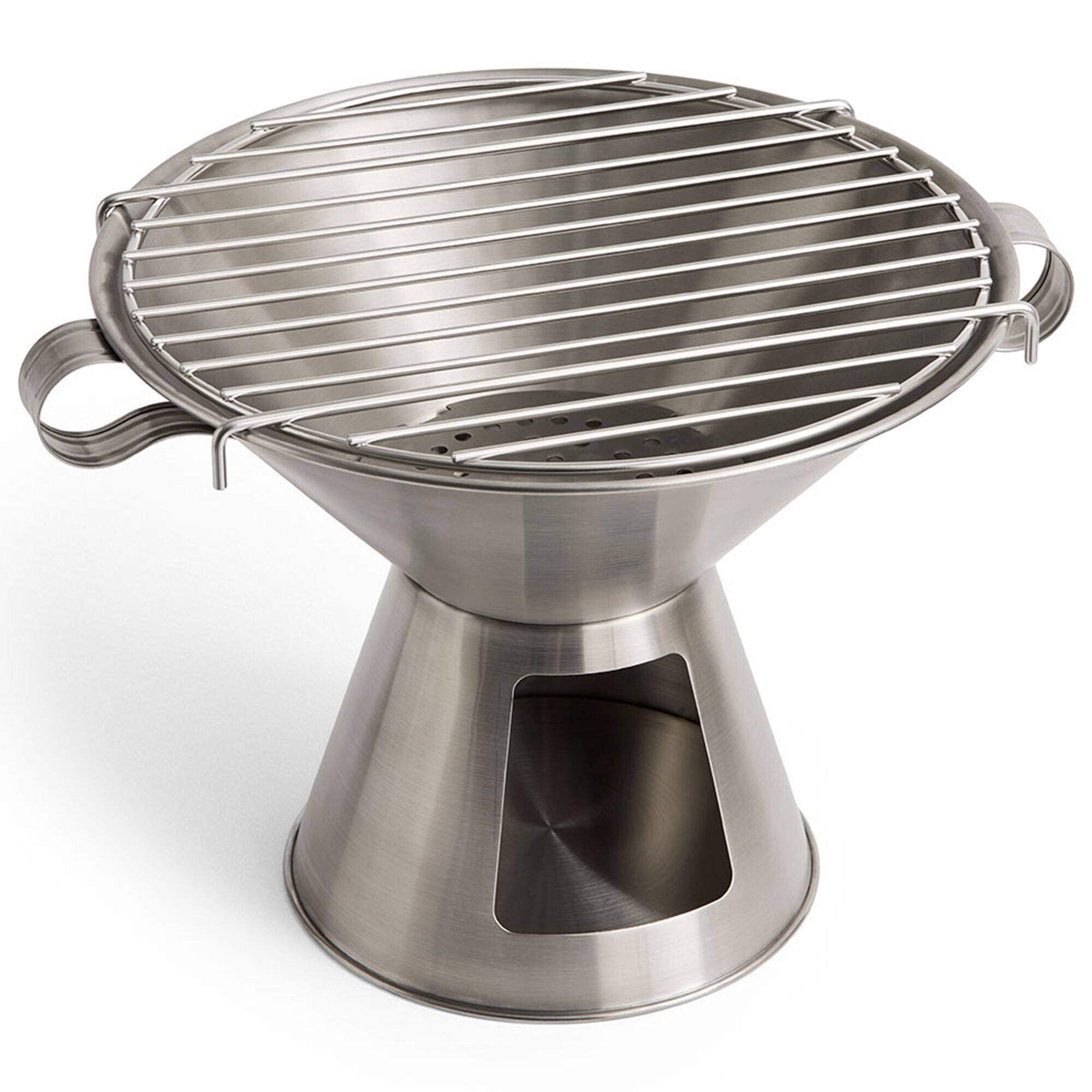 Hay Outdoor Market portabel kolgrill, rostfritt stål - Rostfritt stål