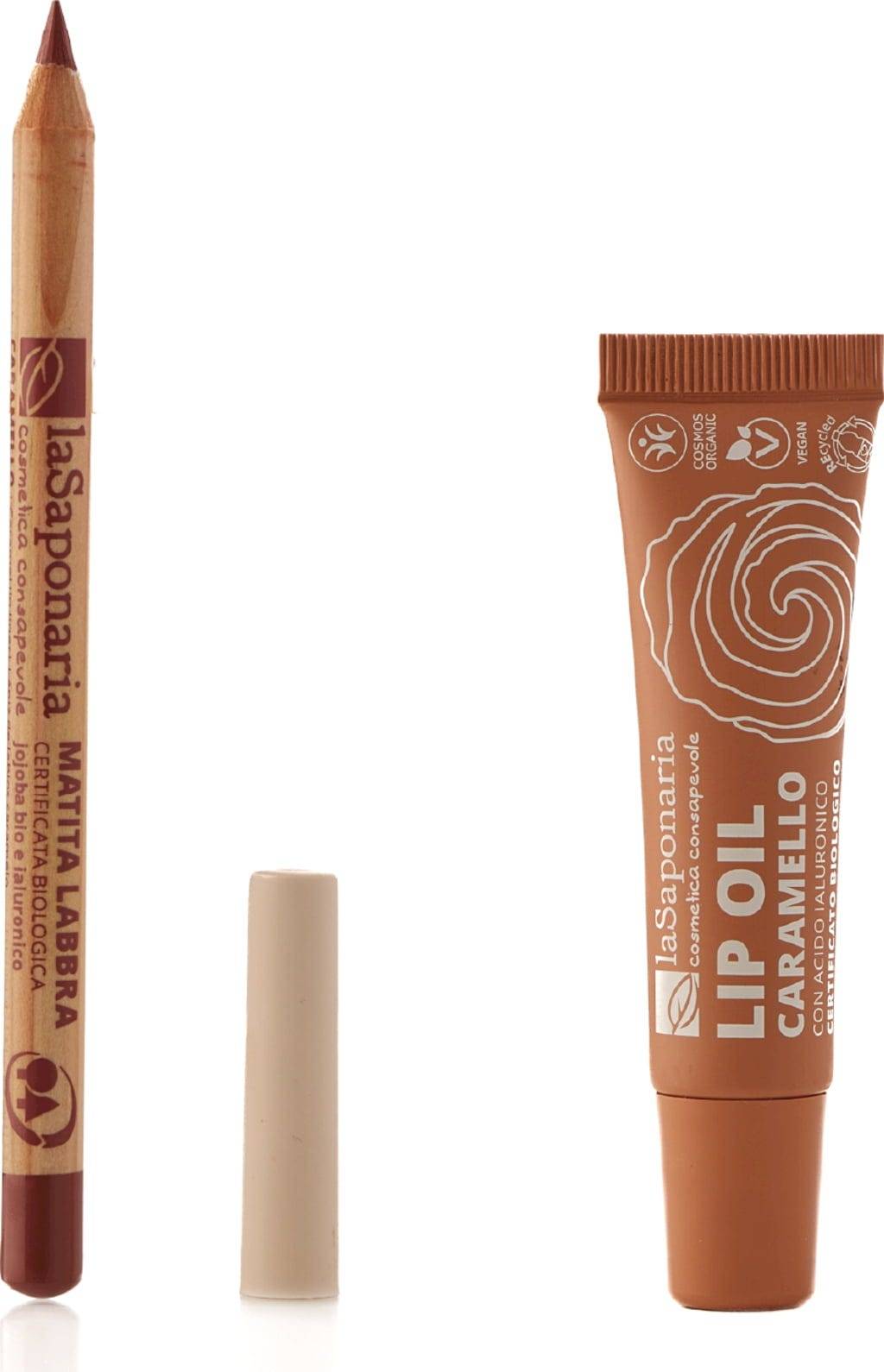 La Saponaria Läppmakeupset "Caramello" - 1 Set