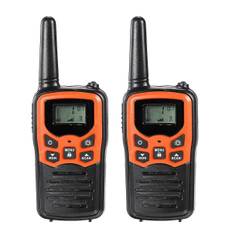 pcs håndholdt walkie talkie radio 22 kanaler sæt 10 km uhf 400-470 mhz dual band lang rækkevidde kommun