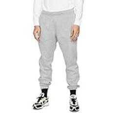 Nike M NSW Club Pant CF BB herr, Dk Grey Heather/matt silver/vit, S