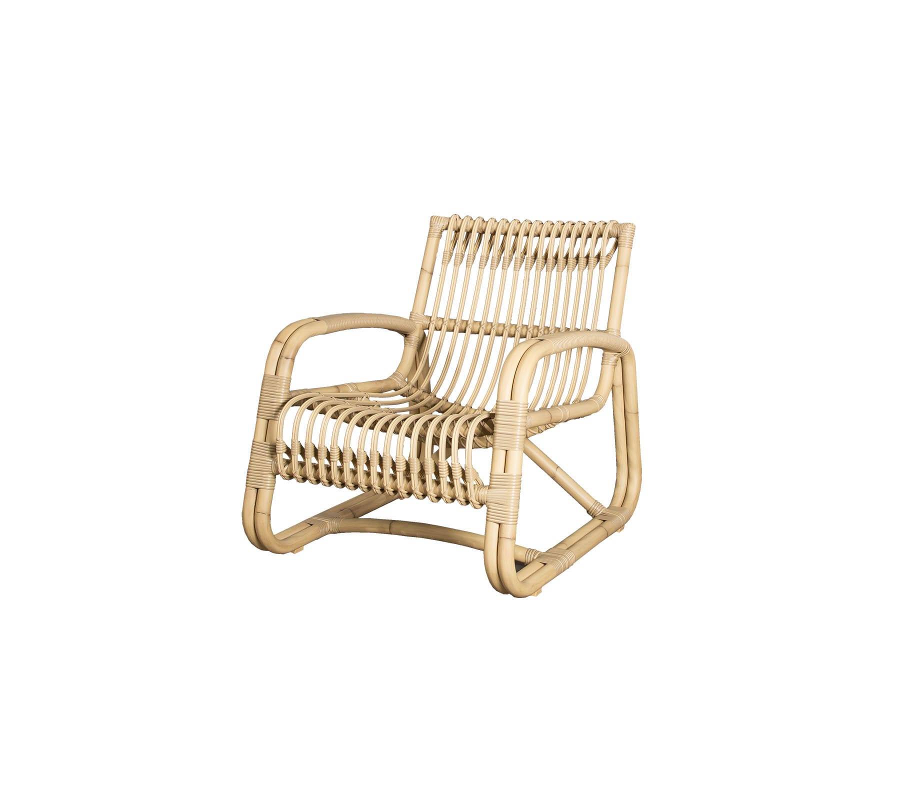 Cane-Line - Curve loungefåtölj OUTDOOR