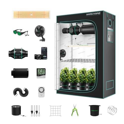 MARS HYDRO TSL2000 Growzelt Komplettset, 120X60X180cm Smart Grow System