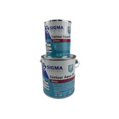 SIGMA Contour Aqua-PU Gloss (glans 90) - 2.5 L - Mørk farve